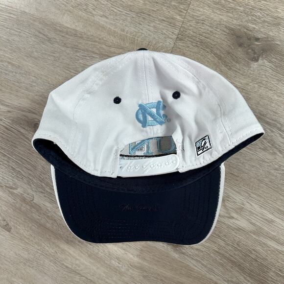 UNC North Carolina Tar‎ Heels Hat Snapback College White The Game Bar Line Cap - Picture 6 of 8